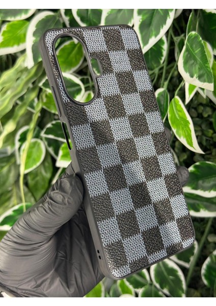 Realme C55 Uyumlu Dama ve Leopar Desenli Kılıf