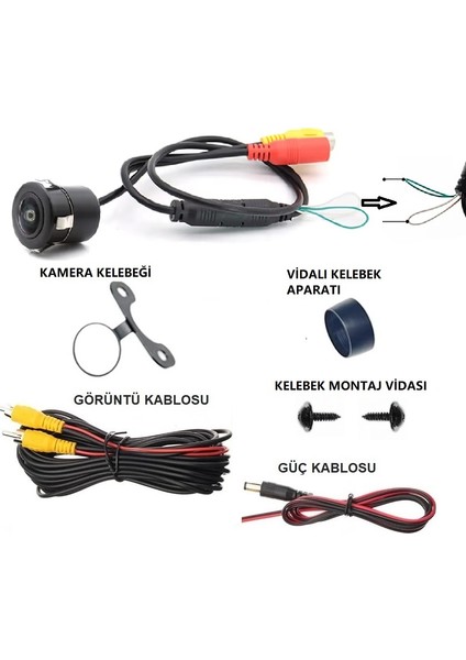 Kontrol Edilebilir Ön-Arka Tampon Kamera