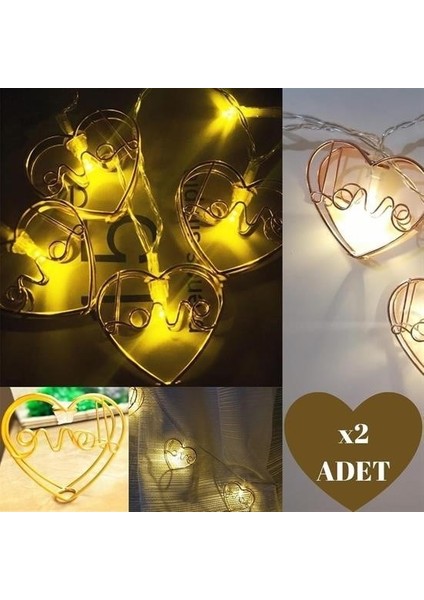 Evin® Kalpli Şerit LED Işık Zinciri Aydınlatma Doğum Günü Süs Işığı modelleri