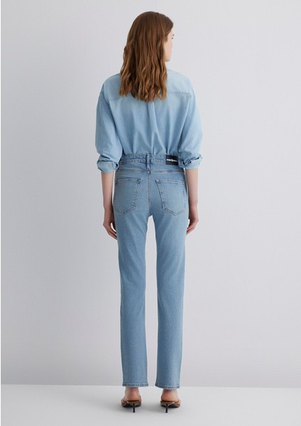 Rockstar Iconic Gölgeli Indigo Mavisi Jean Pantolon 1010762-88193 fırsatları