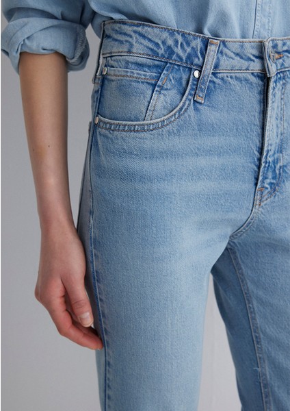 Rockstar Iconic Gölgeli Indigo Mavisi Jean Pantolon 1010762-88193 indirimleri