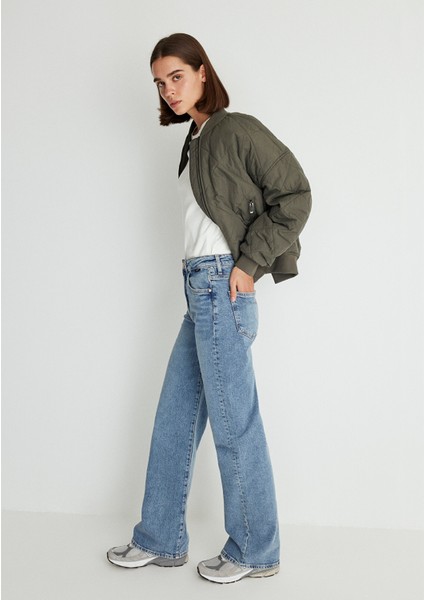Victoria Mavi Premium Puslu Açık Mavi Jean Pantolon 101072-88212