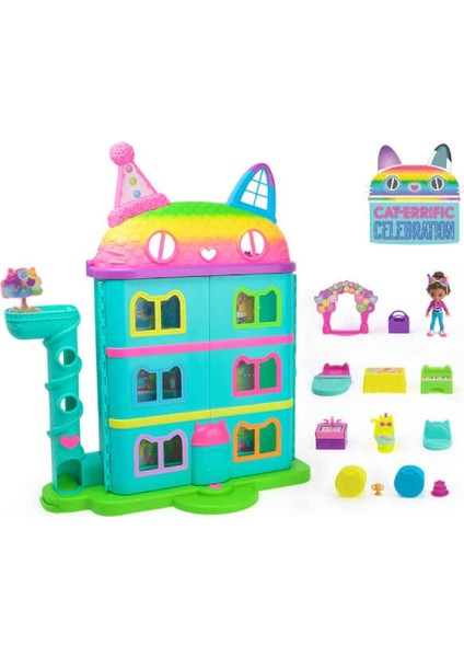 Gabby’s Dollhouse Festival Evi Eğlenceli Müzikli Oyun Seti 14 Aksesuarlı fırsatları