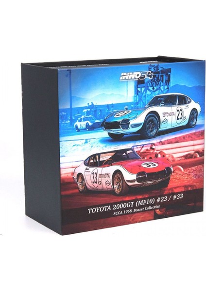 1:64 Diecast Toyota 2000GT MF10 #23 Model Inno Aracı modelleri