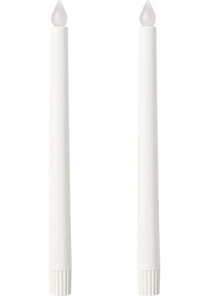 Ikea Adellövtrad Led'li Şamdan Mumu, Beyaz, 28 Cm, 2 Adet fiyatları