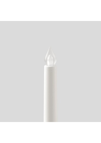 Ikea Adellövtrad Led'li Şamdan Mumu, Beyaz, 28 Cm, 2 Adet modelleri