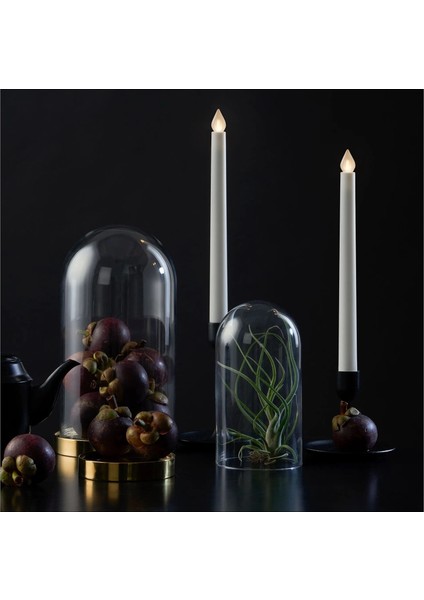 Ikea Adellövtrad Led'li Şamdan Mumu, Beyaz, 28 Cm, 2 Adet fırsatları