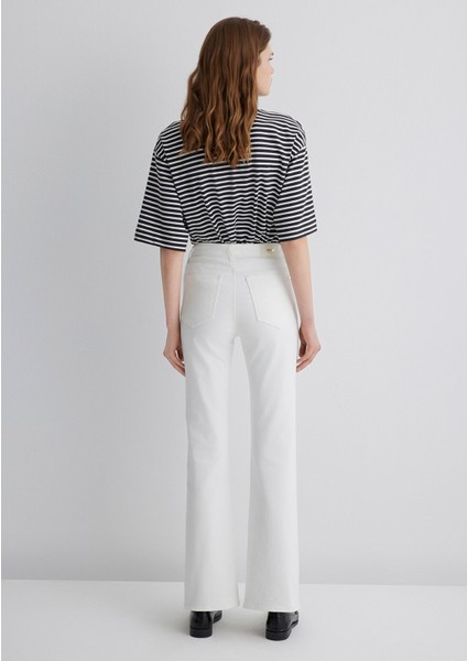 Bliss Mavi Premium Beyaz Jean Pantolon 101437-89192 fırsatları
