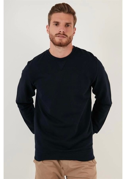 Pike Kumaş Comfort Fit Sweatshirt