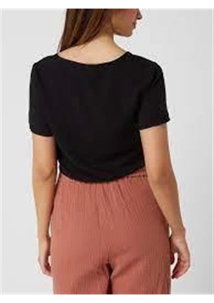Büzgülü Crop T-Shirt fiyatları