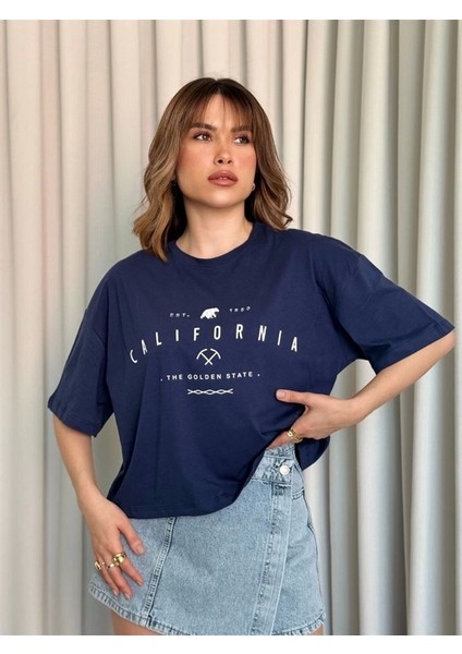 Clfrn Baskılı Kadın T-Shirt