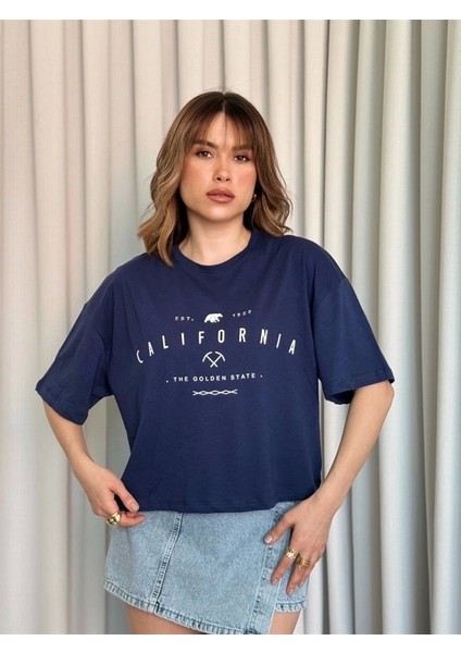 Clfrn Baskılı Kadın T-Shirt