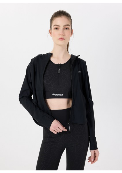 D5SL-TST3506 Siyah Relaxed Baskılı Kadın Atlet modelleri