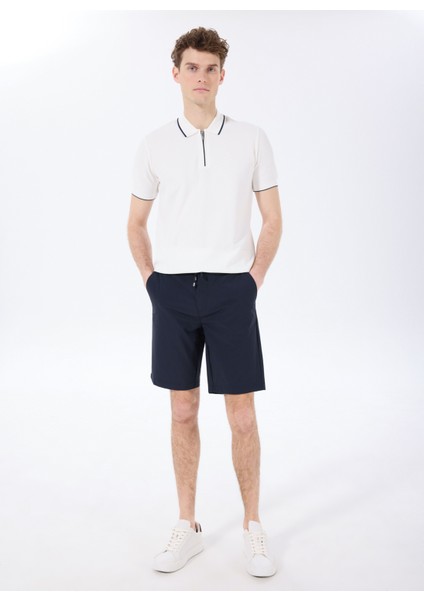 Bağlamalı Bel Regular Fit Lacivert Erkek Bermuda Şort FC5SM-SHT 2540 fiyatları