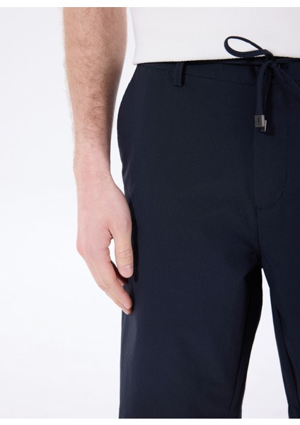 Bağlamalı Bel Regular Fit Lacivert Erkek Bermuda Şort FC5SM-SHT 2540 fırsatları