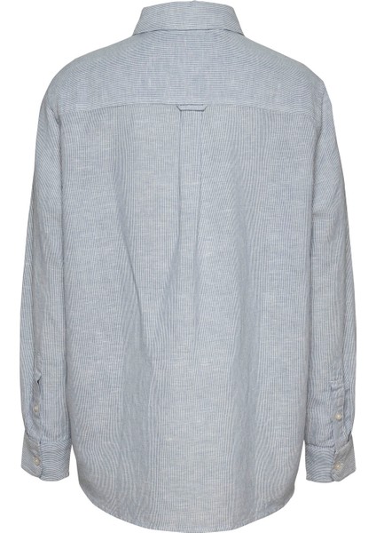 Normal Gömlek Yaka Mavi Kadın Gömlek DW0DW202920A8 modelleri