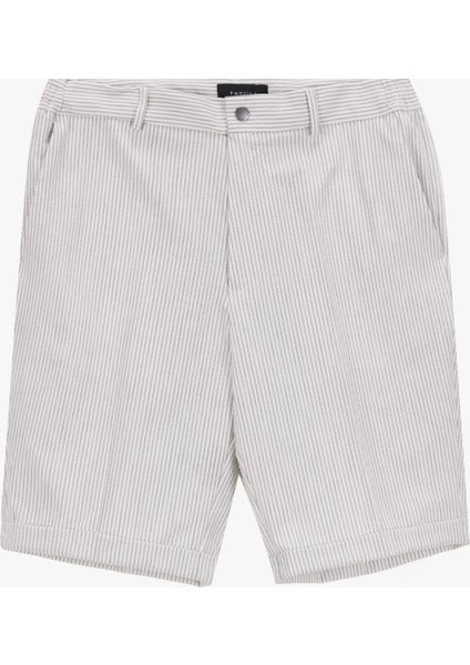 Normal Bel Basic Gri Erkek Bermuda Şort F5SM-SHT 2322