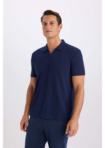 Slim Fit Dar Kesim Polo Yaka Kısa Kollu Tişört W9274AZ25SM modelleri