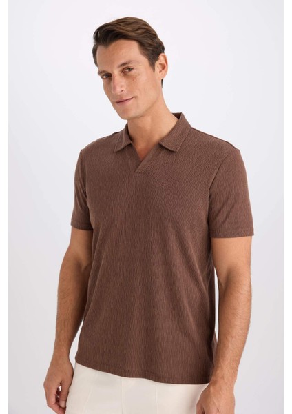 Slim Fit Dar Kesim Polo Yaka Kısa Kollu Tişört W9274AZ25SM modelleri