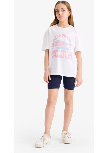 Kız Çocuk Kısa Boy Tayt B5591A825SM modelleri