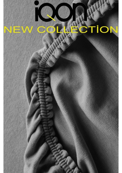 Lastikli Çarşaflı Nevresim Takımı Çift Kişilik Bej - Gri fırsatları