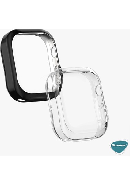 Huawei Watch D2 Kılıf 360 Full Round Soft Silicone Siyah fırsatları