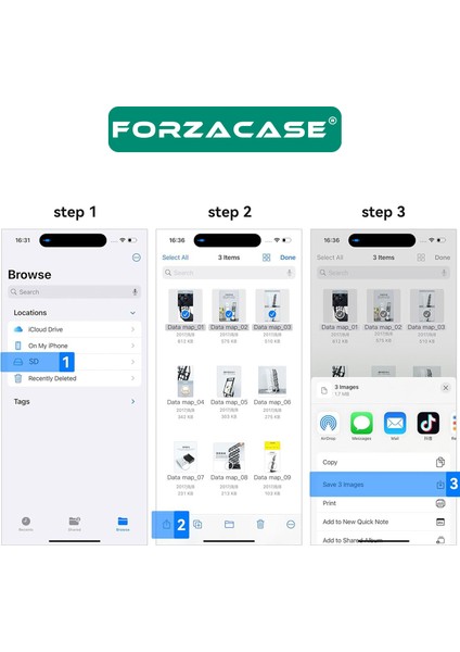 Telefon ve Tabletler Için Hızlı Type-C To Sd / Micro Sd / Tf Kart Okuyucu Adaptör - FC974 indirimleri