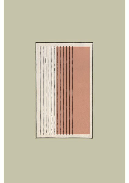 Striped Spring 2'li Banyo Paspas Takım