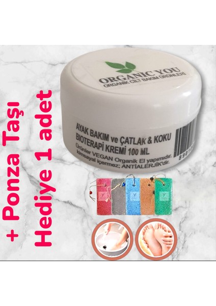 Ayak Bakım ve Çatlak & Koku Bıoterapi Kremi 100 ml