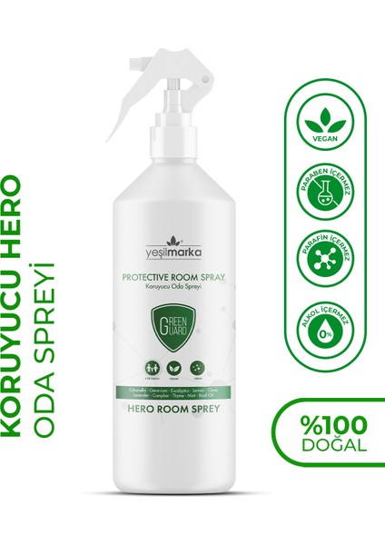 Dış Etkenlere Karşı Koruyucu Hero Room Spray 350ML