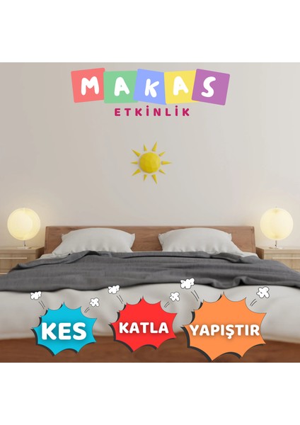 3D Güneş – Eğitici Oyuncak & Kendin Yap El Sanatları Aktivite Seti 5+
