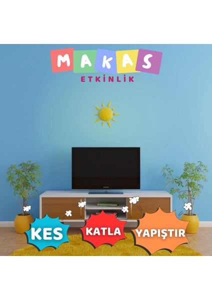 3D Güneş – Eğitici Oyuncak & Kendin Yap El Sanatları Aktivite Seti 5+