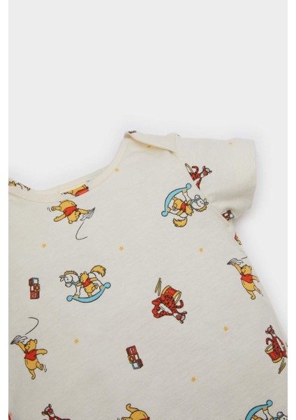 Erkek Bebek Yenidoğan Disney Winnie The Pooh Penye Kısa Kollu Tulum E9553A525SM fiyatları