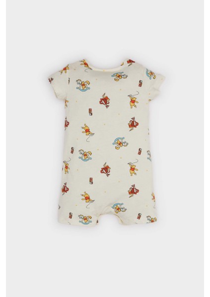 Erkek Bebek Yenidoğan Disney Winnie The Pooh Penye Kısa Kollu Tulum E9553A525SM fırsatları