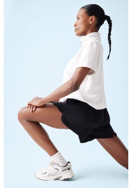Fit Standart Fit Sporcu Kısa Paça Modal Şort modelleri