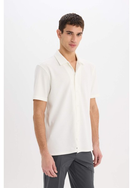 Regular Fit Polo Yaka Yazlık Kısa Kollu Gömlek E1211AX25SM modelleri