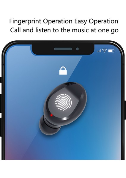 Kablosuz Bluetooth 5.0 Mini Kulaklık Flashlı Mini Fan (Yurt Dışından) fırsatları
