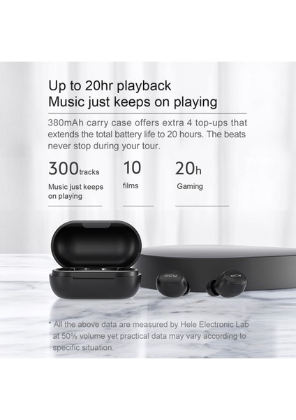 Qcy M10 Tws Kablosuz 3D Stereo Aac Kodekli Kulaklıklar (Yurt Dışından)