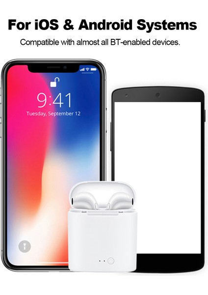 I7S Tws Bluetooth 5.0 Kulaklıklar Çok Noktalı Bağlantılı Şarj Kutusu (Yurt Dışından)