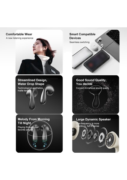 Thinkplus LP48 Kablosuz Kulaklık Gürültü Engelleme Uzun Ömürlü (Yurt Dışından) modelleri