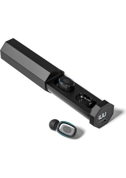 Ikili Bt 5.0 Kulaklık Parmak Izi Kontrolü Suya Dalı (Yurt Dışından)