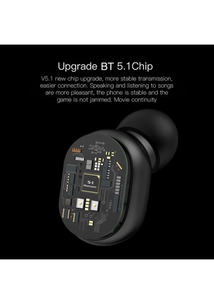 E6S Bt5.1 Kablosuz Kulaklıklar 6d Hifi Sesli Ipx4 Suya Dalı (Yurt Dışından)