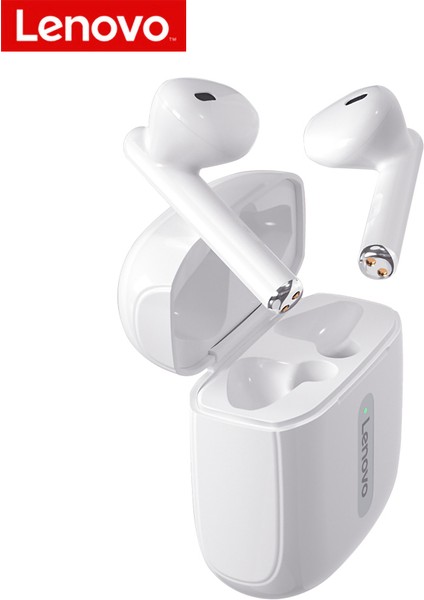 Lenovo XT83 Kablosuz Kulaklık Yarı Iç Kulaklık Beyaz Hifi Ses Geniş Uyumluluk (Yurt Dışından)