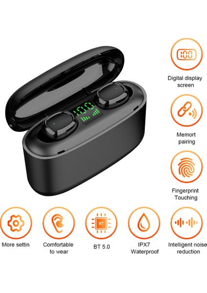 G5S Kulaklık Gerçek Kablosuz Stereo 9d Sesli Ipx7 Suya Dalı (Yurt Dışından) fiyatları
