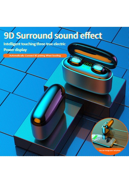 G5S Kulaklık Gerçek Kablosuz Stereo 9d Sesli Ipx7 Suya Dalı (Yurt Dışından) indirimleri