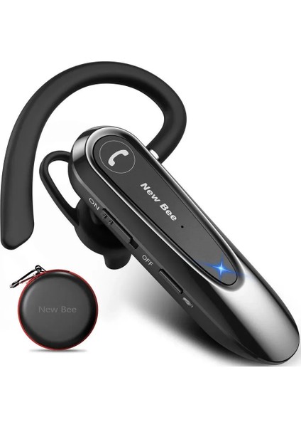Yeni Bal Business Tek Kulaklık Kablosuz Bluetooth 5.0 Çift Mikrofonlu Gürültü Engelleme 20 Saat Konuşma Süresi (Yurt Dışından)