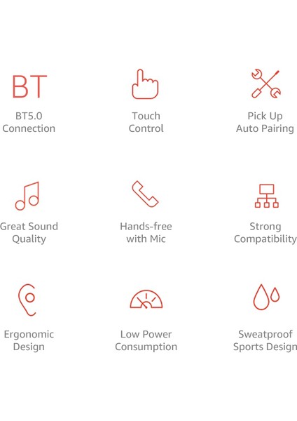 Lenovo HT28 Tws Bluetooth 5.0 Dokunmatik Kontrollü Kulaklıklar (Yurt Dışından)