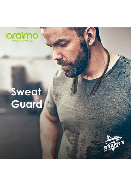 Oraimo Shark 2 Spor Kablosuz Kulaklıklar Bt5.0 Iç Kulaklıklar (Yurt Dışından)