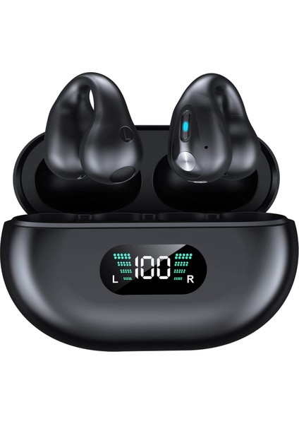 Kablosuz Kulaklık Tıkaçlu Kemik Iletimli Bluetooth 5.3 Spor Kulaklığı (Yurt Dışından)