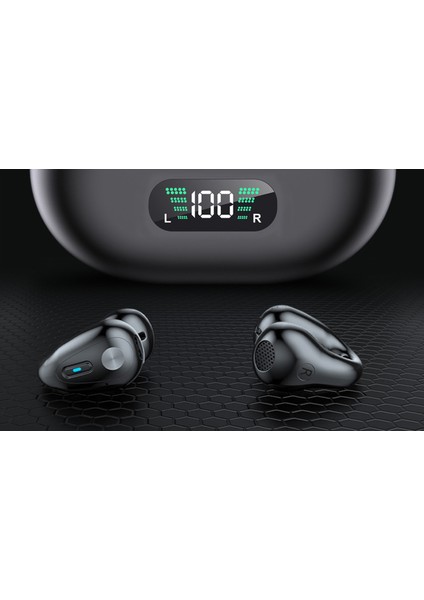 Kablosuz Kulaklık Tıkaçlu Kemik Iletimli Bluetooth 5.3 Spor Kulaklığı (Yurt Dışından)
